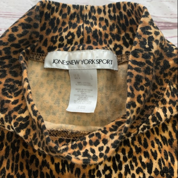 Jones New York Sport Leopard Animal Print Long - Picture 6 of 8